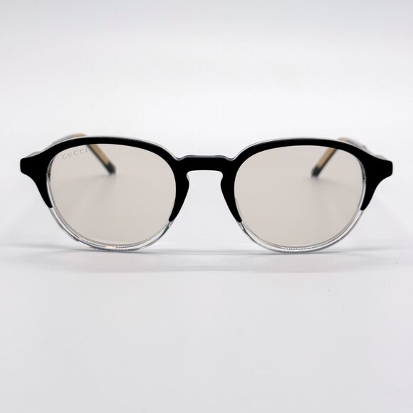 NEW GUCCI SUNGLASSES MEN ROUND BLACK GUCCI GG1212S 002 - Picture 11 of 15